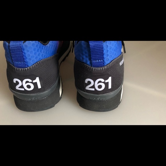 Men’s R261 Multicolor Fabric & Black Suede Lace Up - Picture 5 of 7